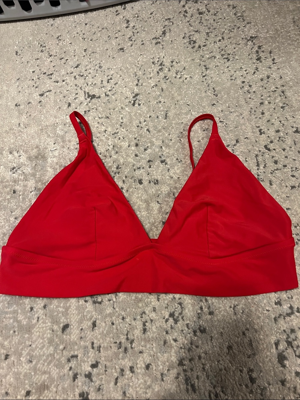 aerie Red Triangle Bikini Top
